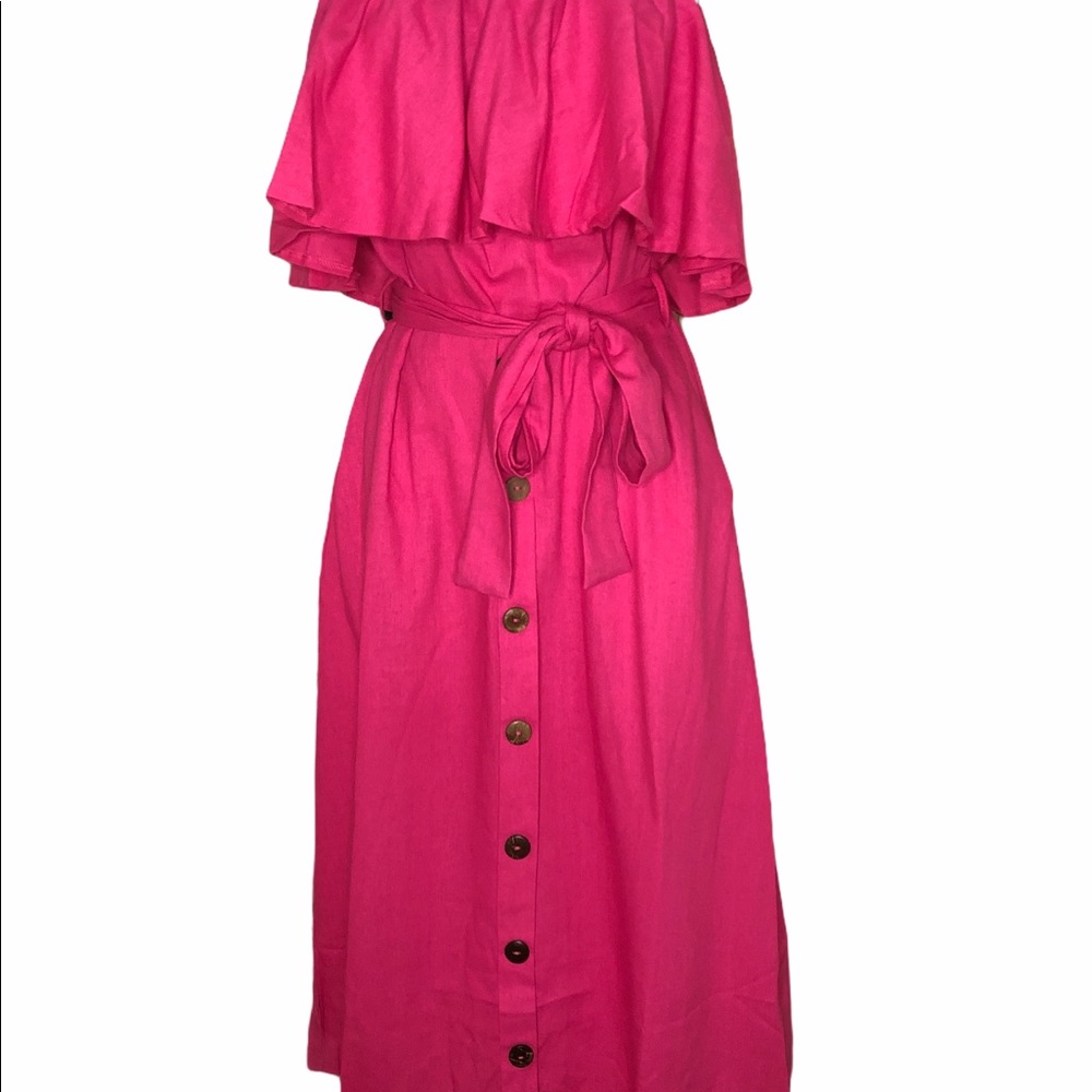 ADORABLE PINK STRAPLESS DRESS! ❤️ - Picture 5 of 9
